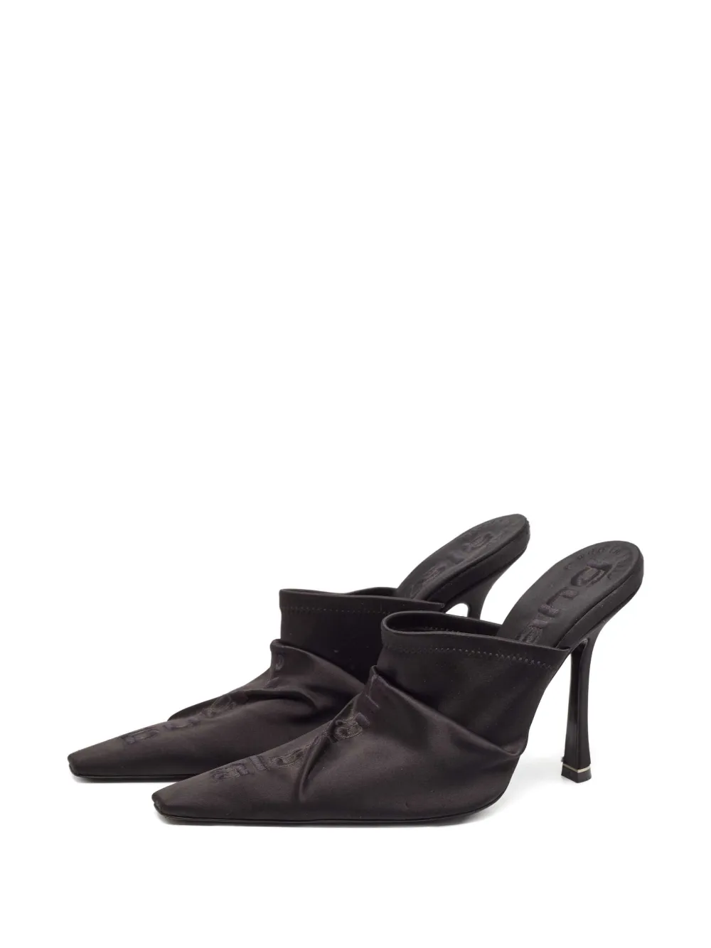 Pre-Owned Alexander Wang Satijnen muiltjes - Zwart