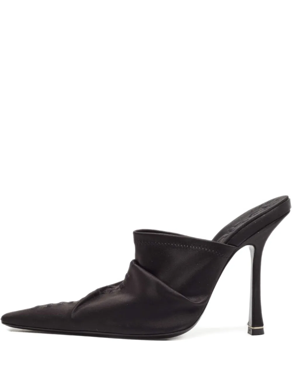 120mm satin mules