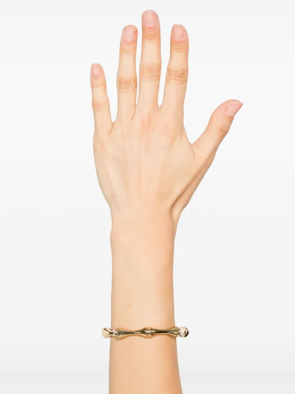 Eddie Borgo Bambu Bangle Bracelet | Gold | FARFETCH