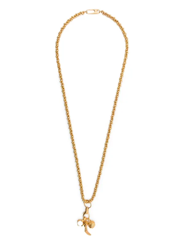 Alighieri The Feline Trio Necklace in Gold