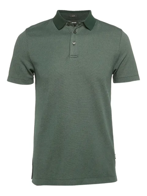BOSS 2024 pre-owned side-slit polo shirt