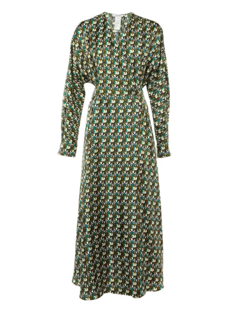 Max Mara vestido largo Corone con estampado floral