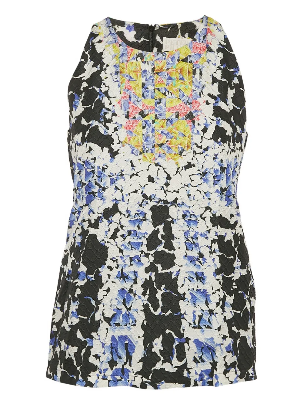 Peter Pilotto Top a fiori Pre-owned 2023 - Nero