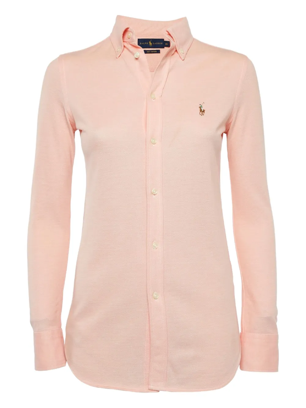Polo Ralph Lauren Vintage pre-owned Polo Pony-embroidered shirt | Orange | Image 1