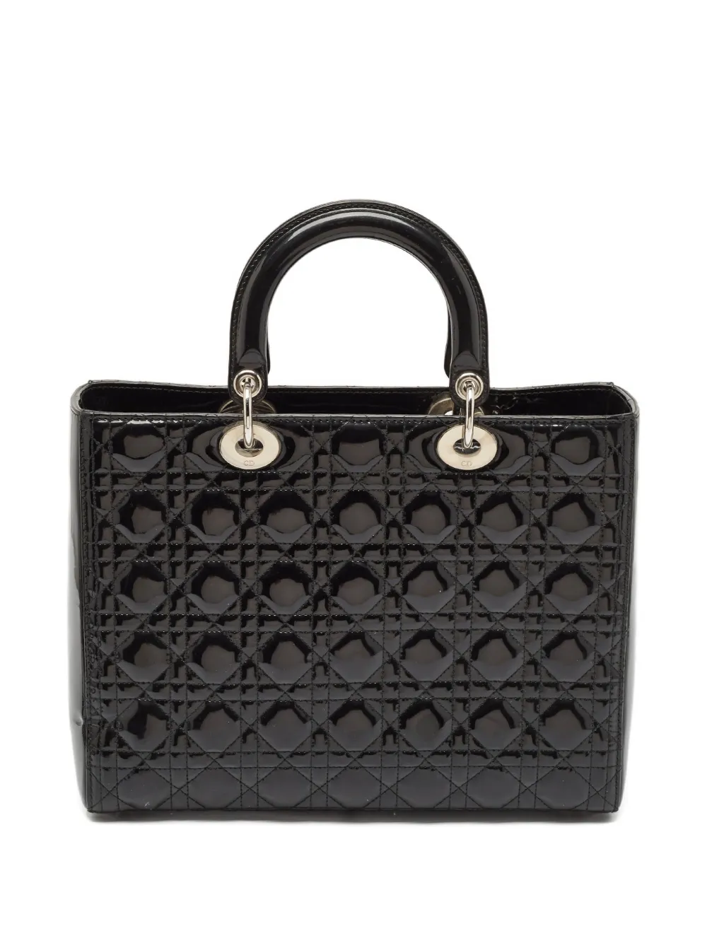 Christian Dior Pre-Owned レディ ディオール ハンドバッグ L - ブラック Christian Dior Pre-Owned レディ ディオール ハンドバッグ L - ブラック