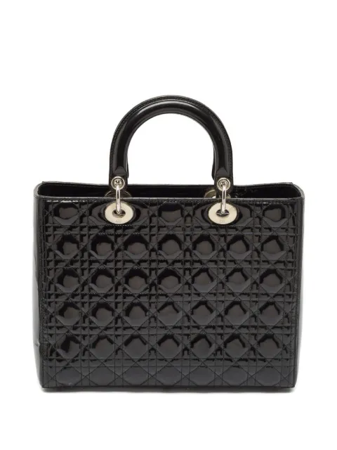 Christian Dior Pre-Owned large Lady Dior tote bag