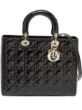 Christian Dior Pre-Owned large Lady Dior tote bag - Black
