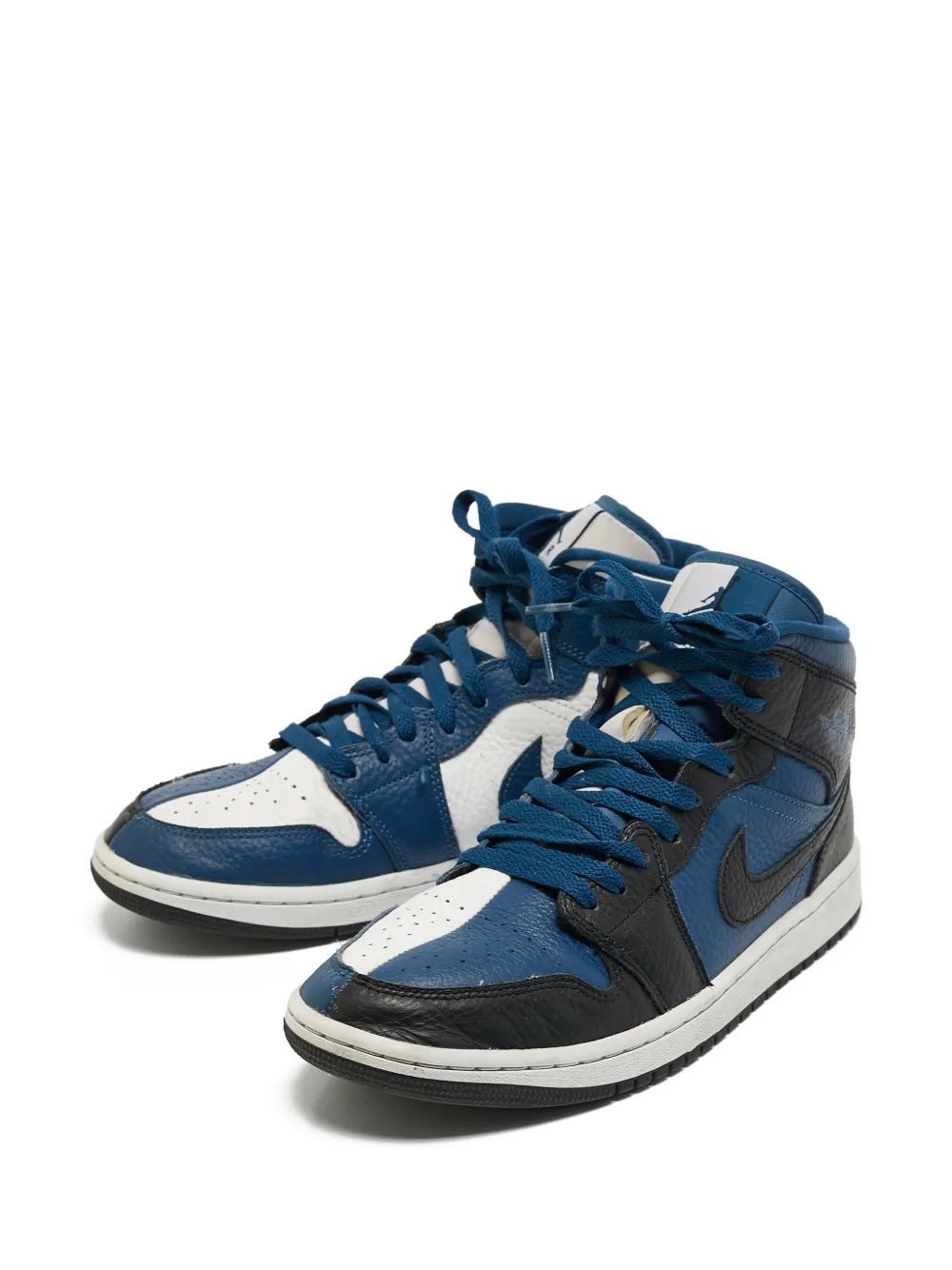 Mid Split Nike Vintage Pre-owned Jordan 1 Mid Split Sneakers | White | FARFETCH PH