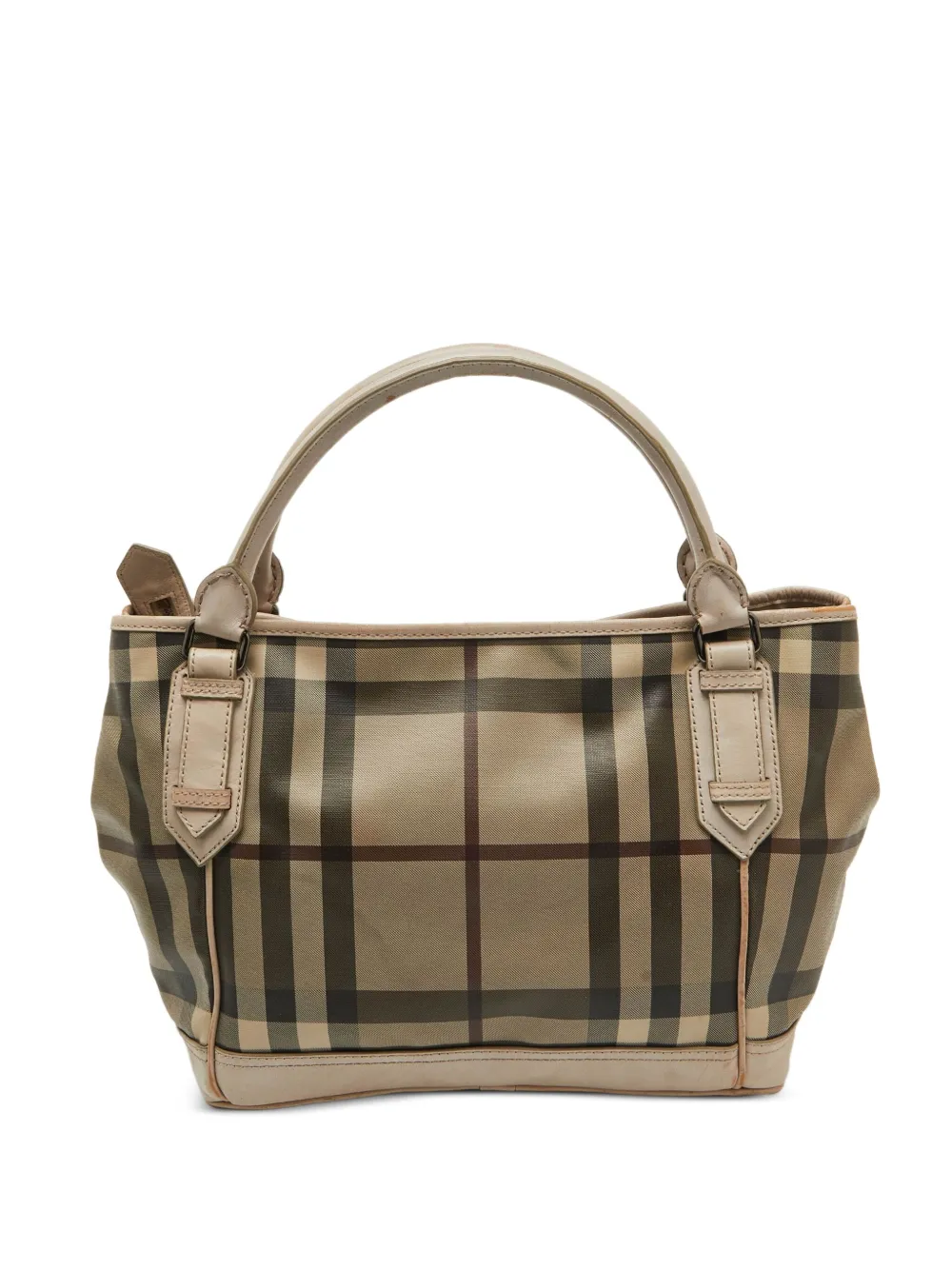 Burberry Pre-Owned leather tote bag | Neutrals | Image 1