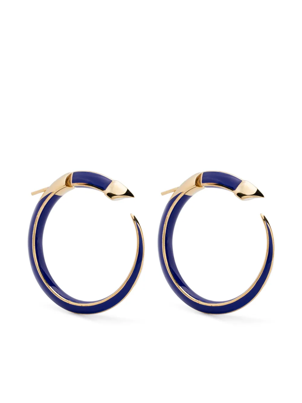 Shaun Leane sterling silver Sabre Solis hoop earrings | Gold | Image 1