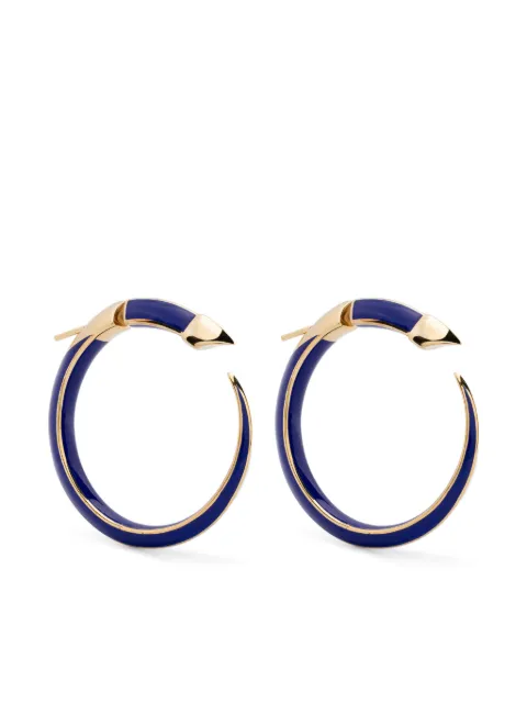 Shaun Leane sterling silver Sabre Solis hoop earrings
