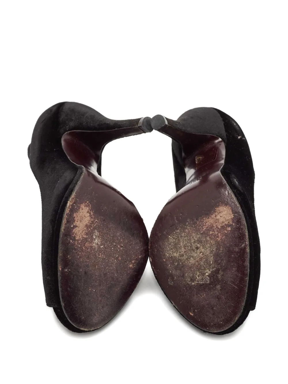 Pre-owned Gucci 2024 120mm Velvet Pumps