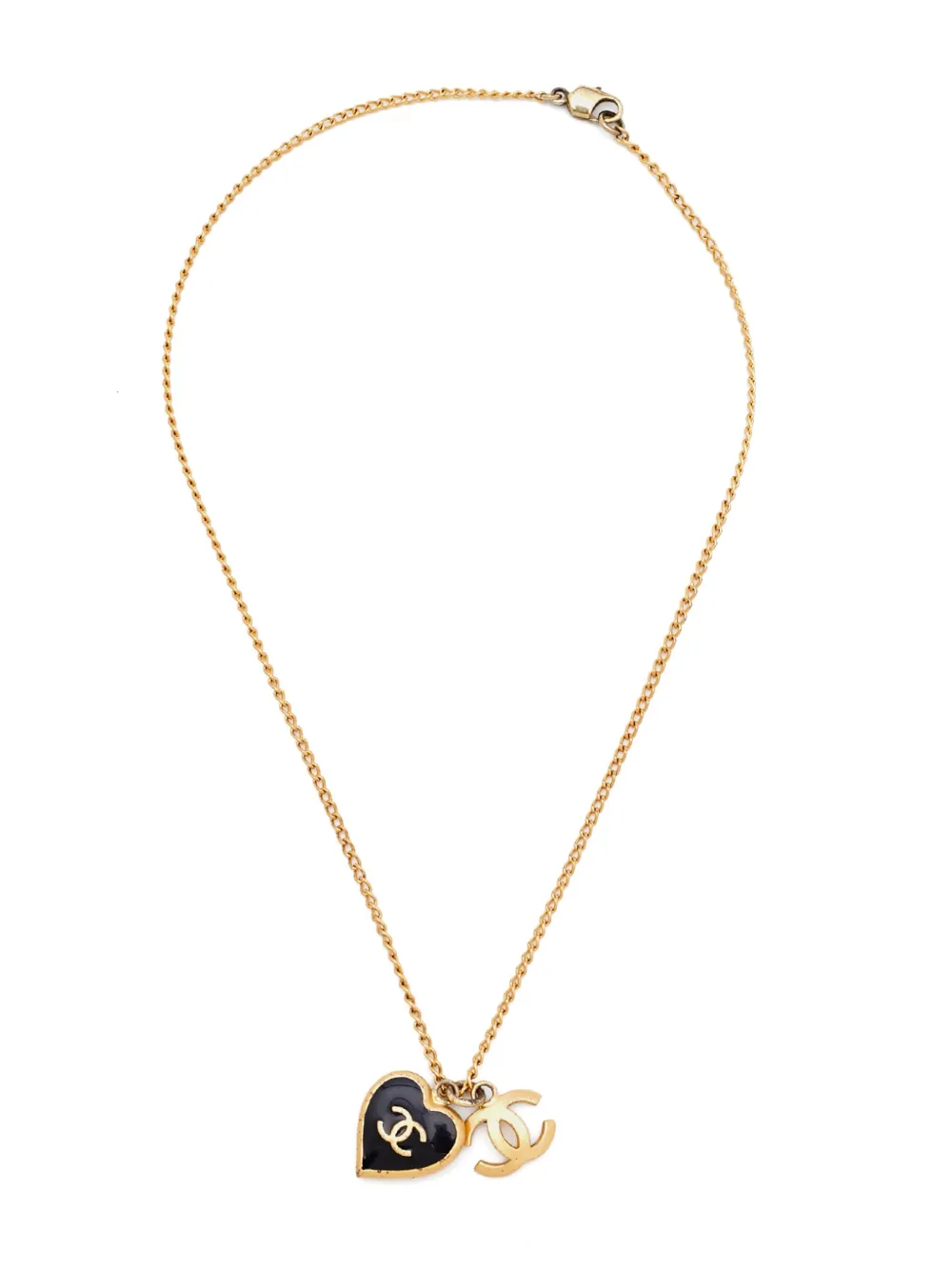 CHANEL Pre-Owned CC heart-pendant necklace | Image 1