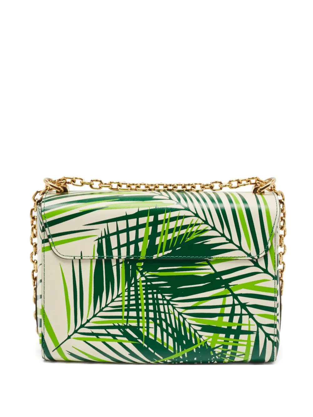 Louis Vuitton Pre-Owned palm-print leather shoulder bag - グリーン Louis Vuitton Pre-Owned palm-print leather shoulder bag - グリーン