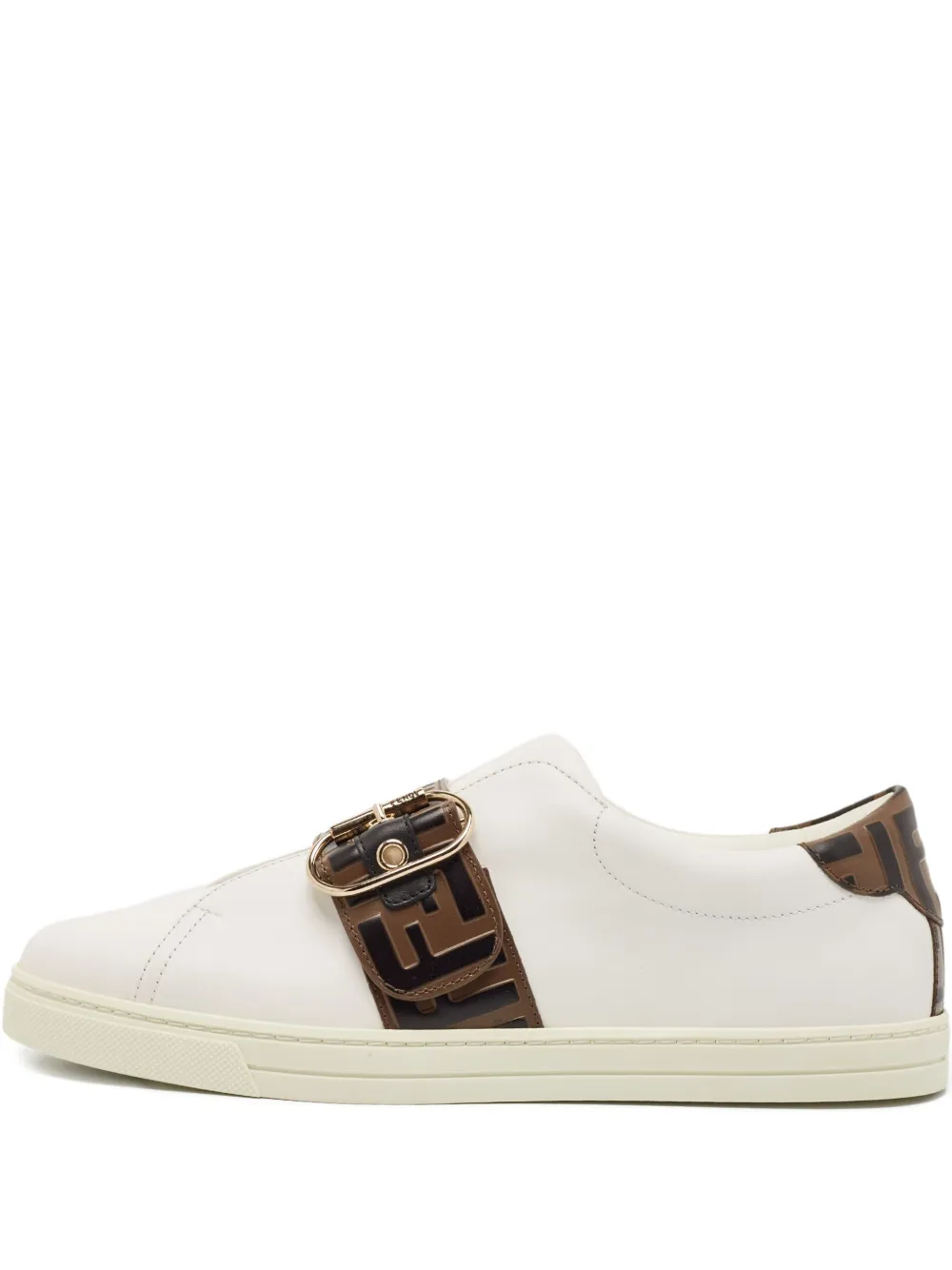 Fendi Pre-Owned FF-logo sneakers | White | Image 1