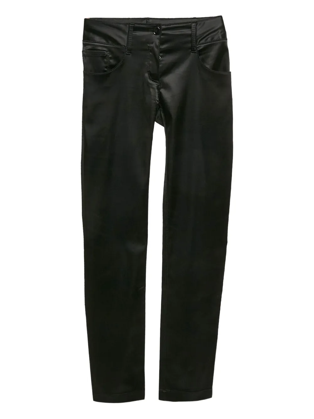 Click to view more detailed imagery on our partner's website Pre-owned Dolce & Gabbana Logo-plaque Trousers In Black