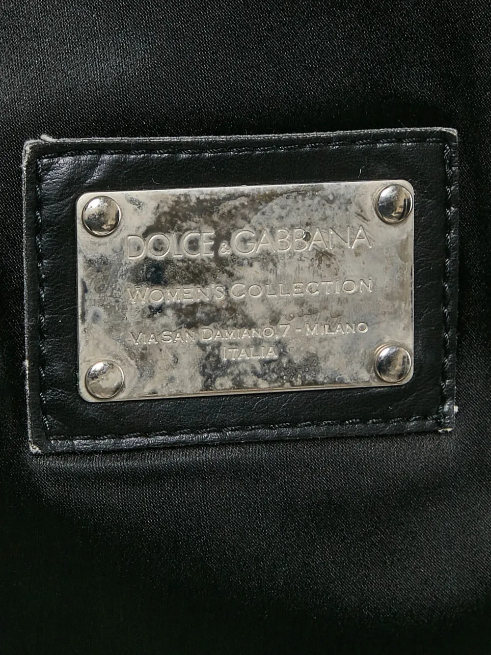 DOLCE & GABBANA Pre-owned Logo-plaque Trousers In Black