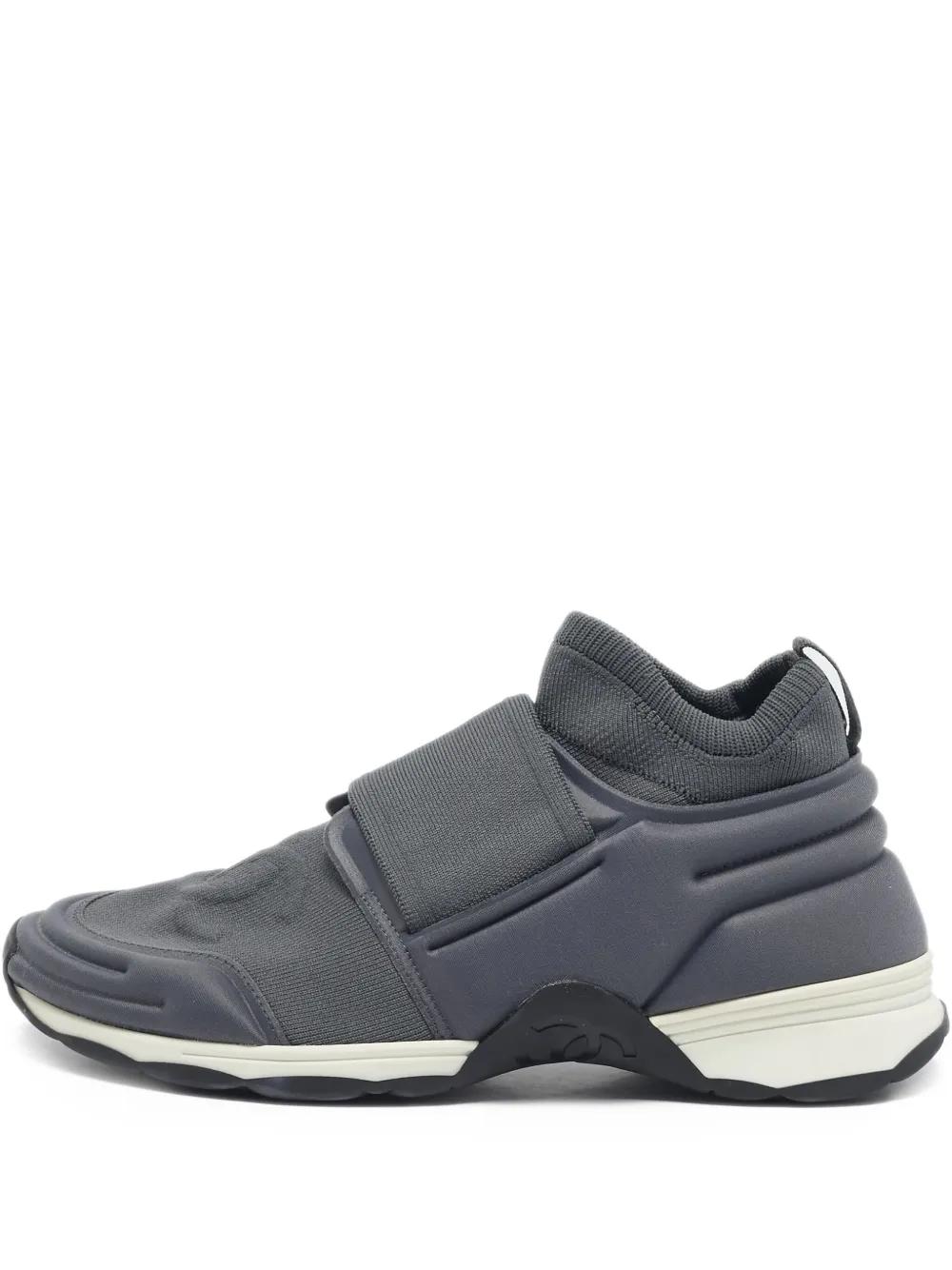 CHANEL Pre-Owned slip-on sneakers | Grey | Image 1
