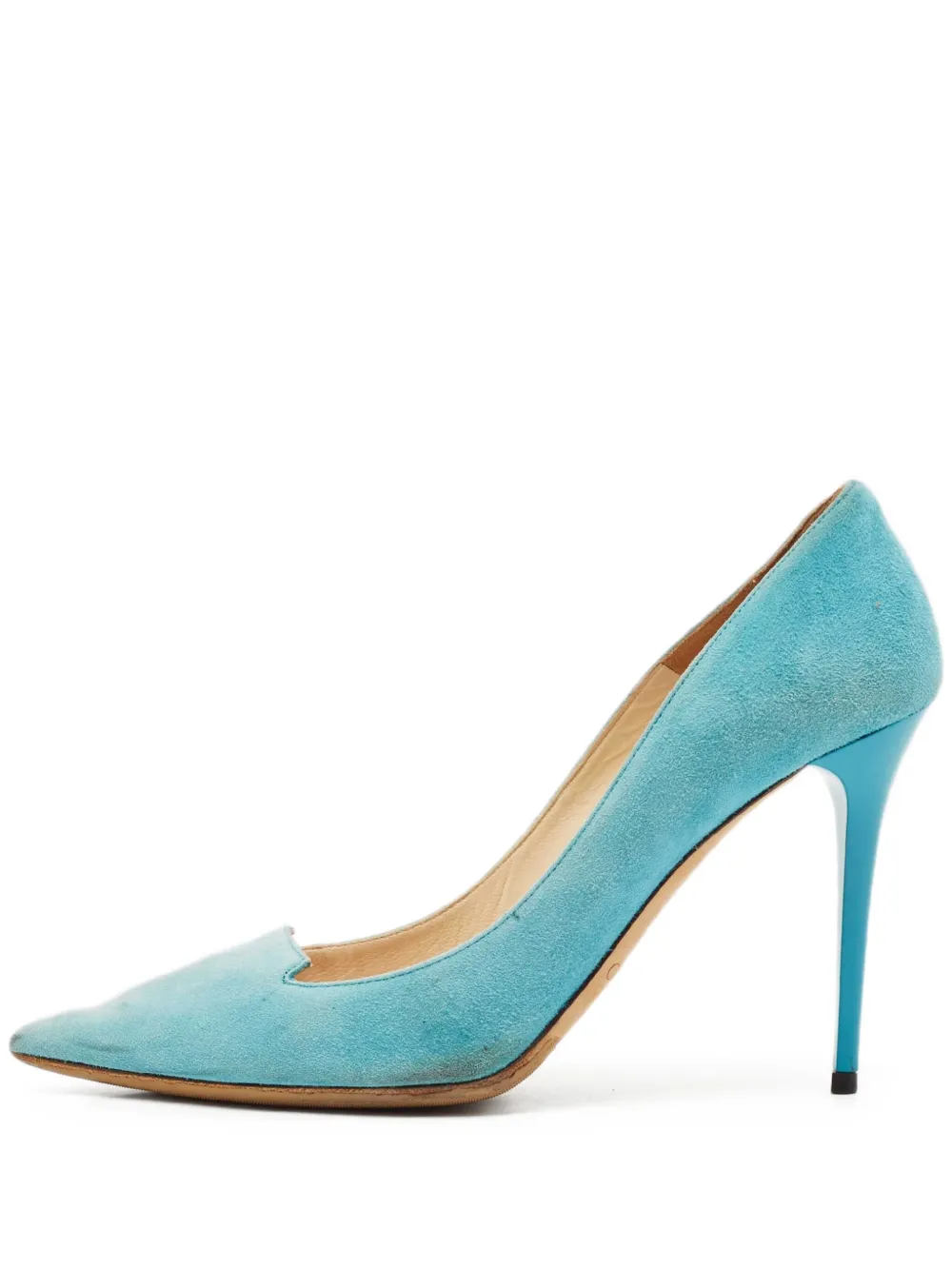 Jimmy Choo Pre-Owned escarpins Avril 100 mm à bout pointu | bleu | Image 1