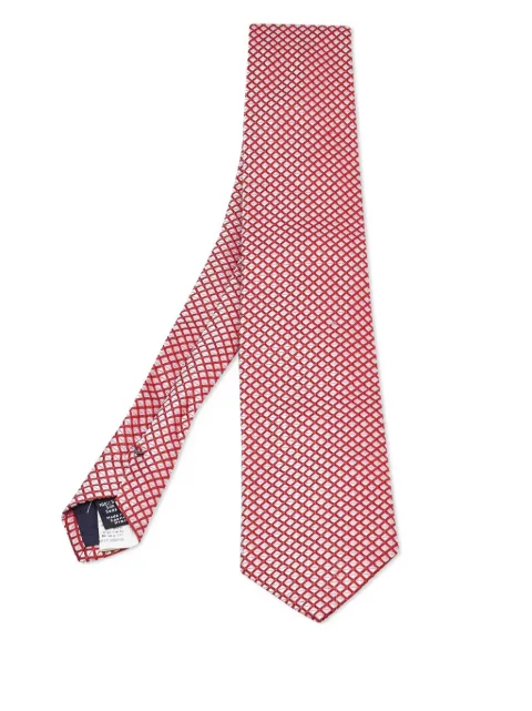 BOSS diamond-patterned tie