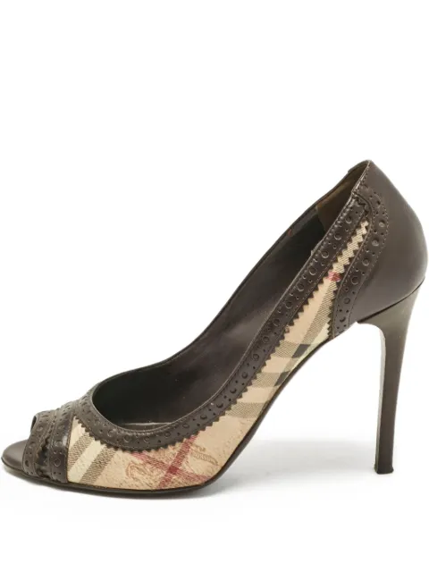 Burberry Pre-Owned 105mm leather pumps