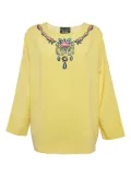 Moschino Pre-Owned grapgic-print top - Yellow