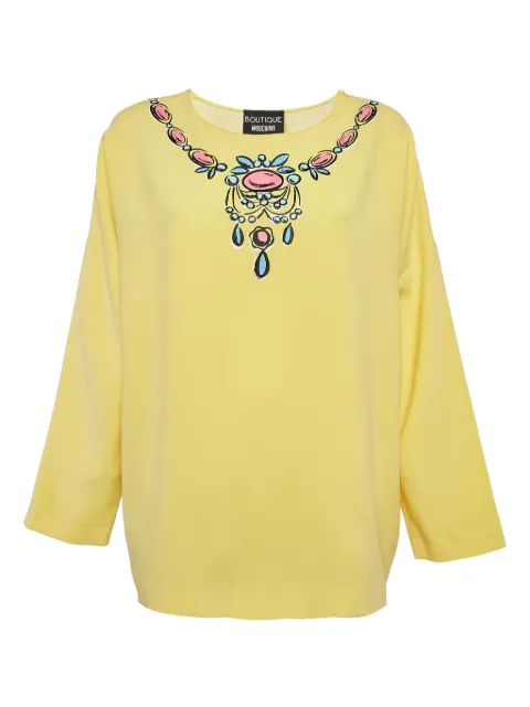 Moschino Pre-Owned grapgic-print top