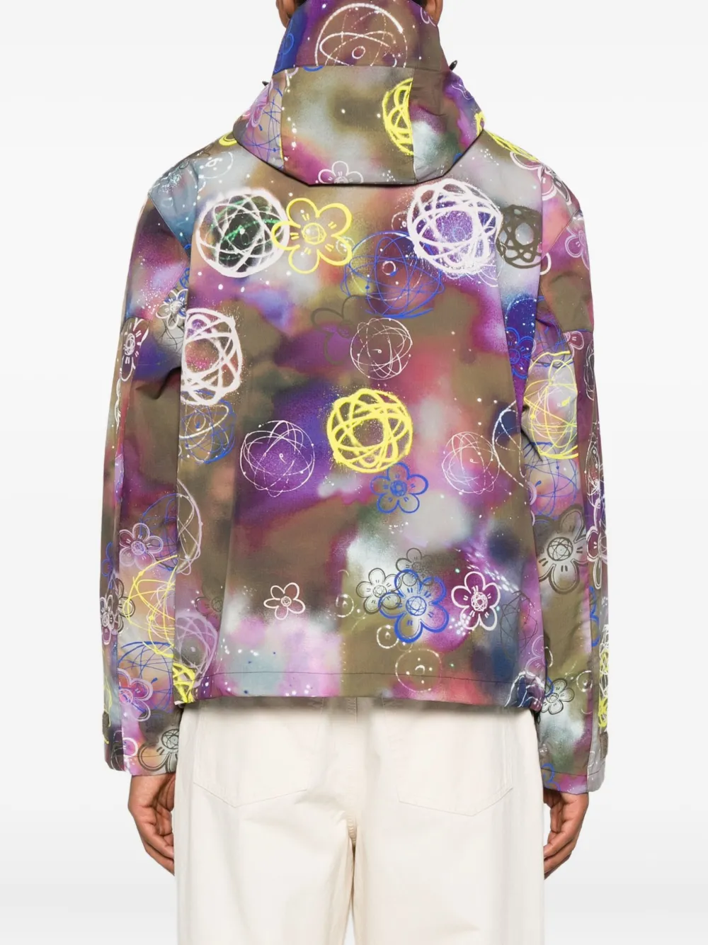 Kenzo Jack met bloemenprint Groen