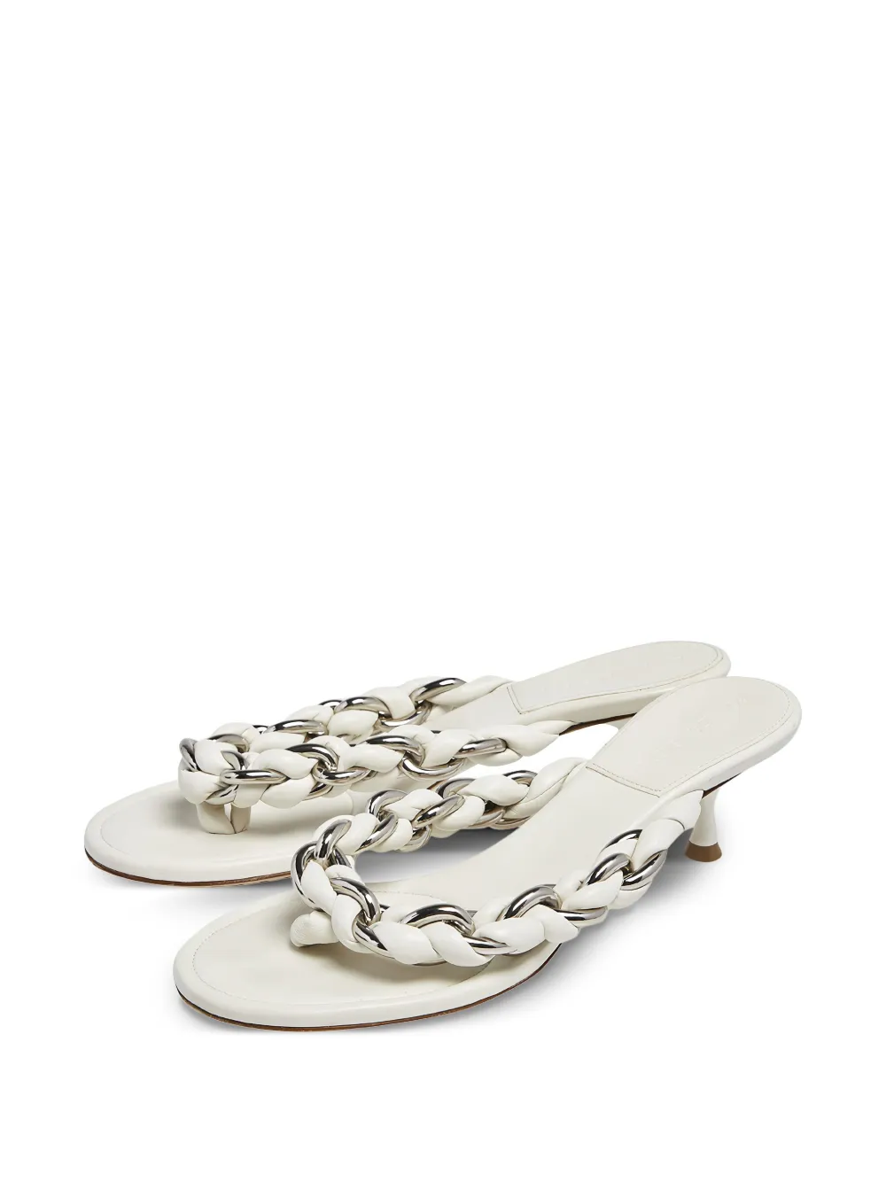 Bottega Veneta Pre-Owned 60mm chain-embellished sandals | Image 2