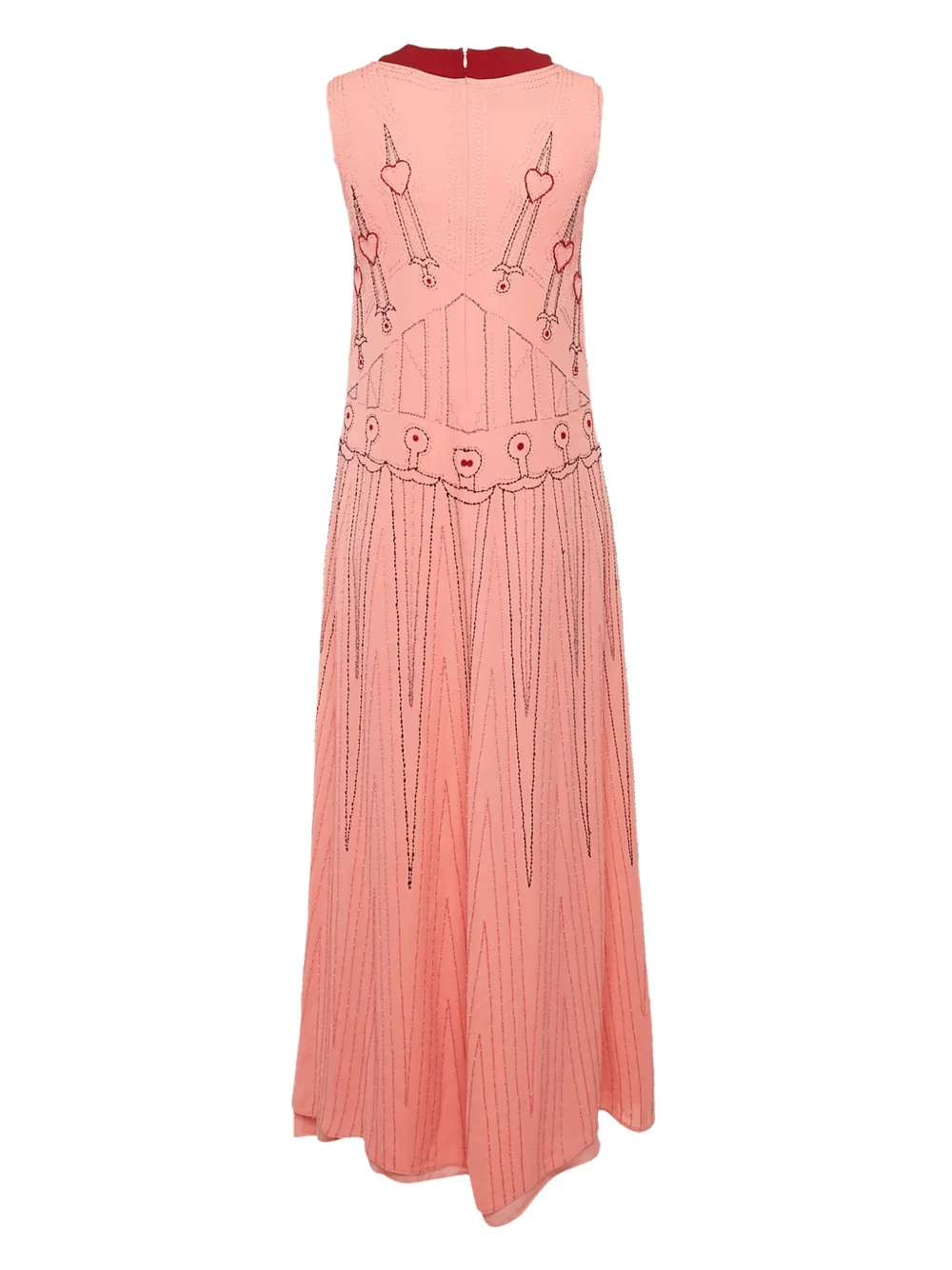Valentino Garavani Pre-Owned beaded V-neck maxi dress | Image 2