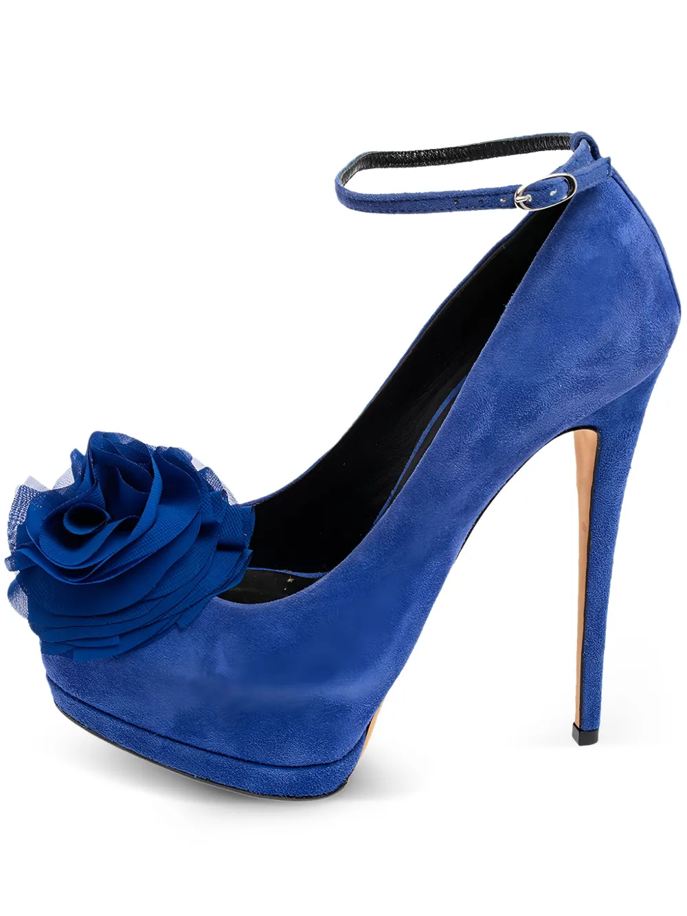 pre-owned 140mm floral-appliqué pumps