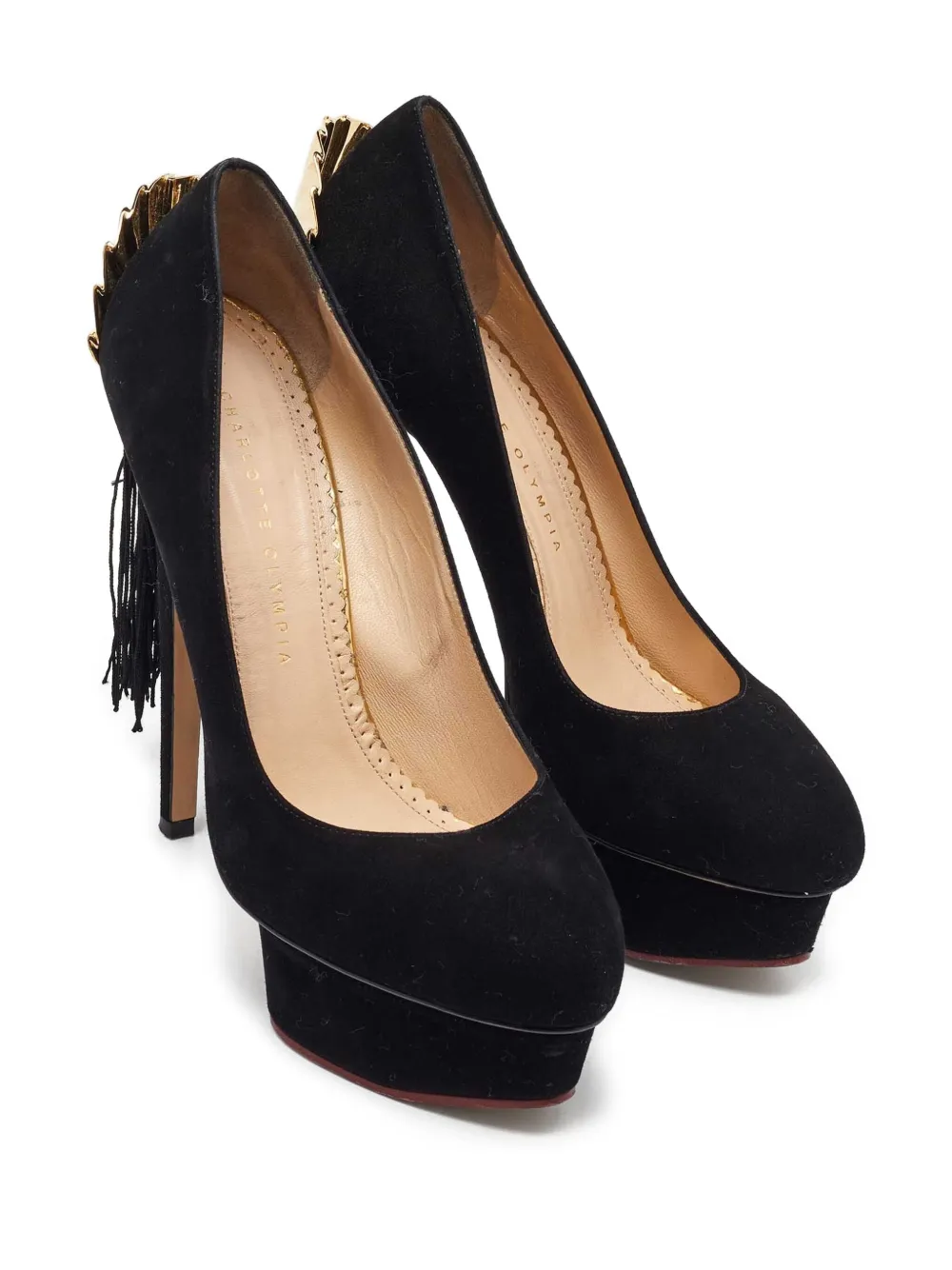 Charlotte Olympia pre-owned 150mm Dolly tassel-embellished pumps | Image 2