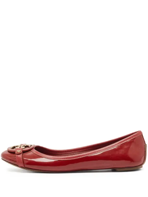 Tory Burch pre-owned Aaden patent-leather ballet flats