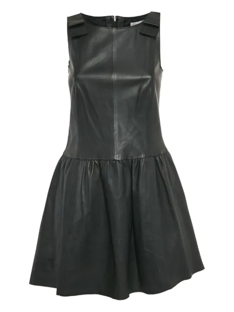 Valentino Pre-Owned pre-owned bow-detail leather dress