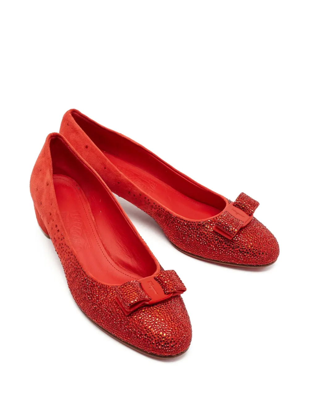 Ferragamo Pre-Owned rhinestone-embellished pumps | Image 2