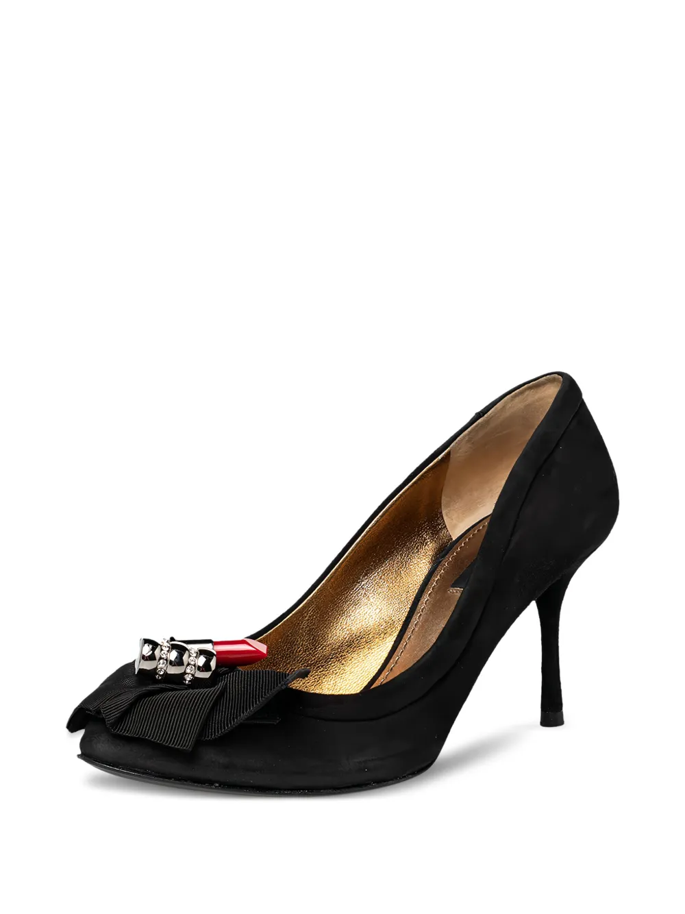 Dolce & Gabbana Pre-Owned 80mm lipstick-motif pumps | Image 2