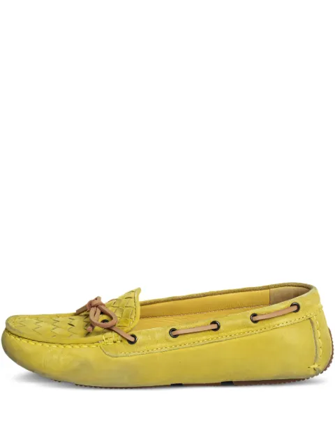 Bottega Veneta Pre-Owned Intrecciato slip-on loafers