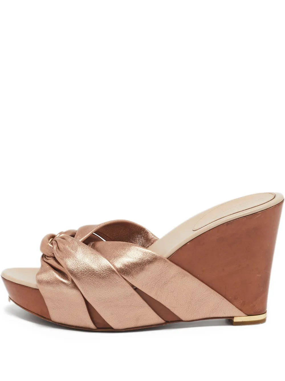 Sergio Rossi Vintage 110mm leather sandals | Pink | Image 1