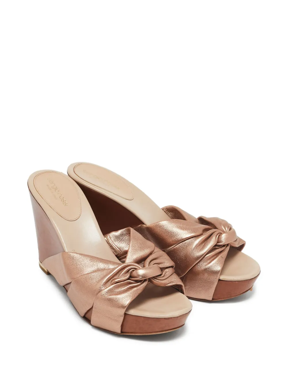 Sergio Rossi Vintage 110mm leather sandals | Image 2