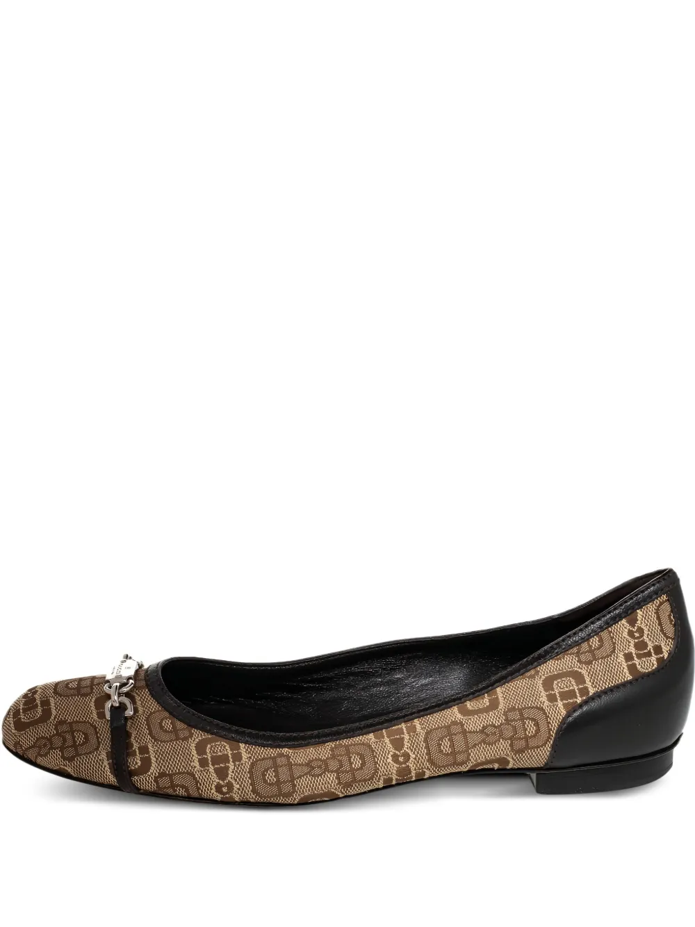 Gucci Pre-Owned ホースビット フラットシューズ - ブラウン Gucci Pre-Owned ホースビット フラットシューズ - ブラウン