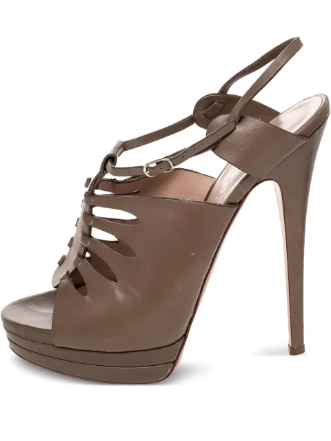 Casadei Vintage sandales pre-owned 145 mm à plateforme