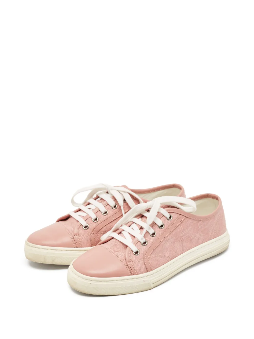 Gucci Pre-Owned Suède sneakers - Roze