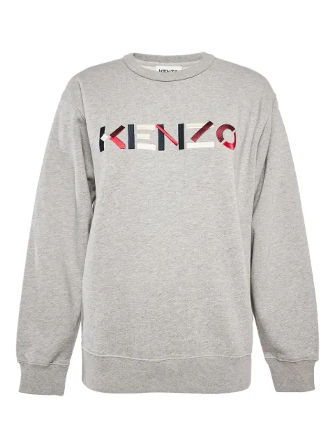 Kenzo Pre-Owned embroidered-logo cotton sweatshirt