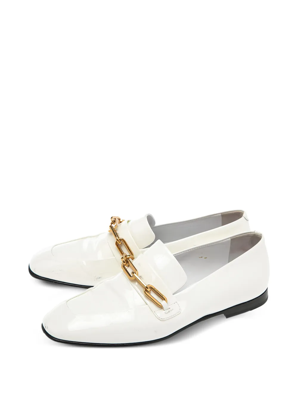 Burberry Pre-Owned Leren loafers - Wit