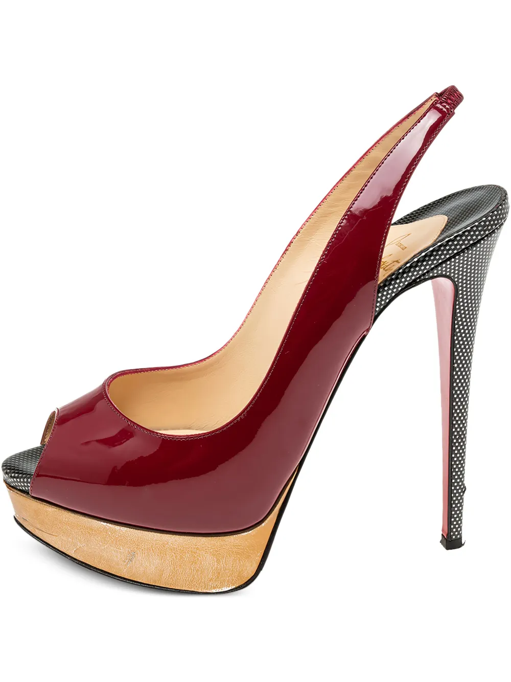 Christian Louboutin Pre-Owned スリングバック パンプス - レッド Christian Louboutin Pre-Owned スリングバック パンプス - レッド