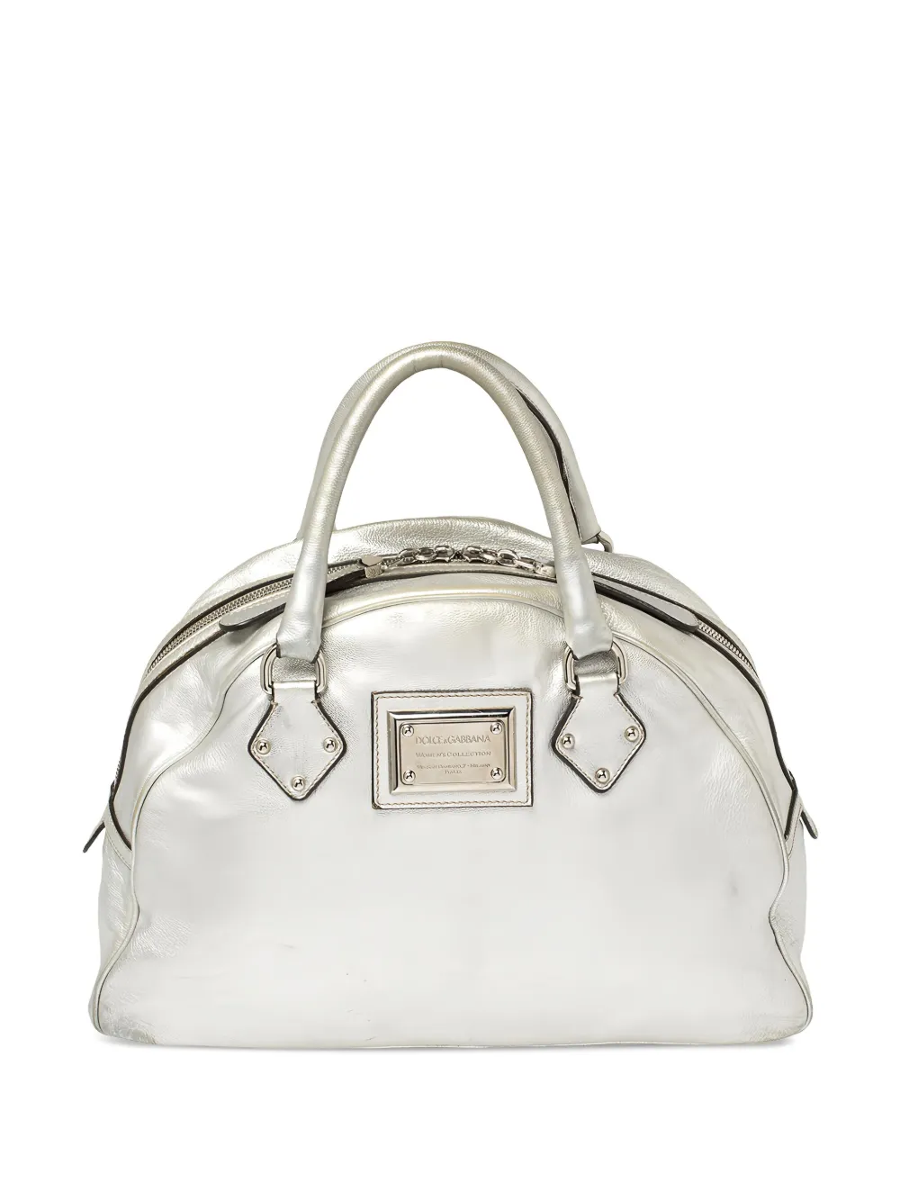 Dolce & Gabbana Pre-Owned Miss Biz satchel bag | Silver | Image 1