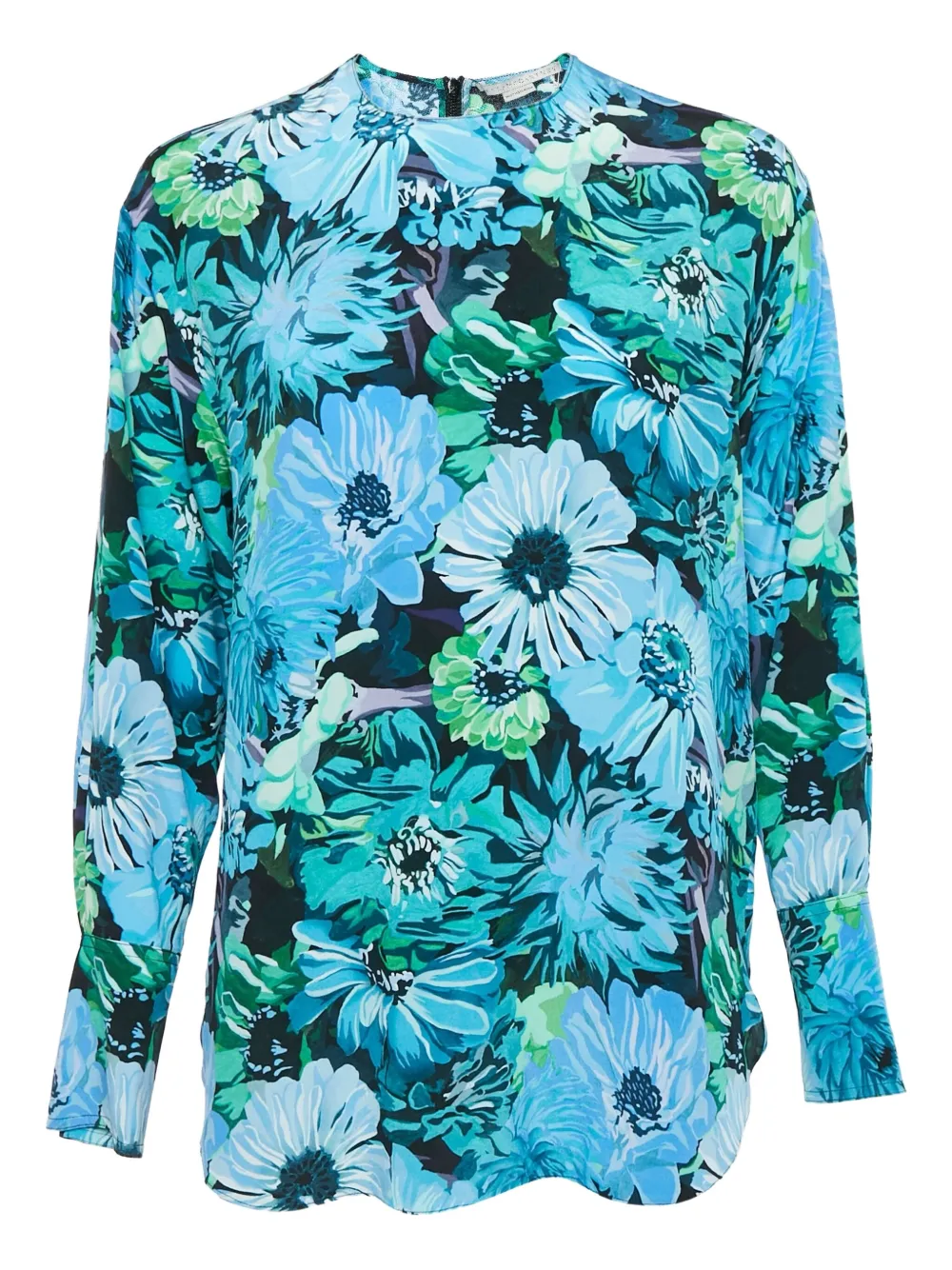 Stella McCartney Pre-Owned floral print long-sleeves blouse | Blue | Image 1