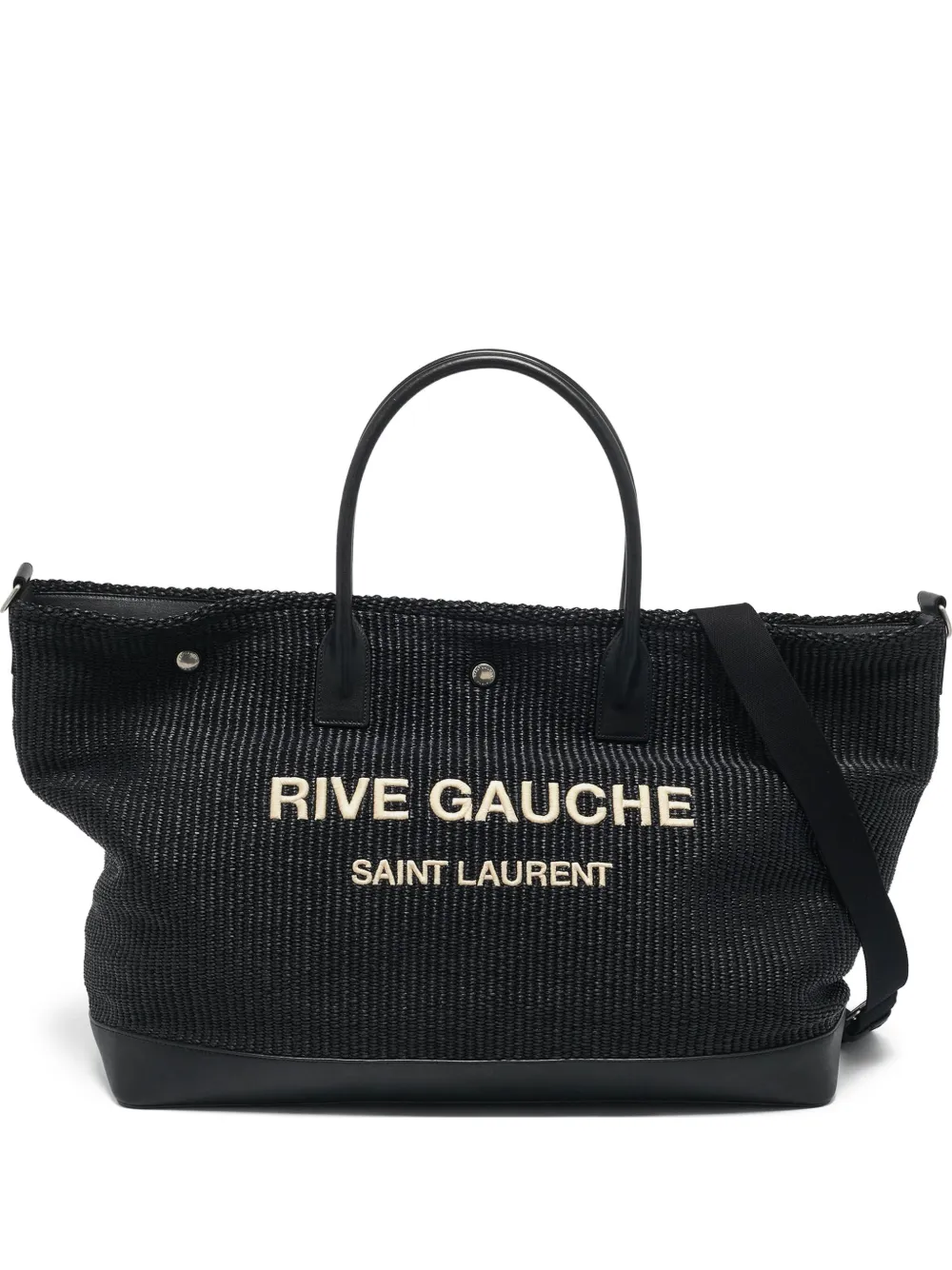 Saint Laurent Pre-Owned canvas travel bag | Black | Image 1