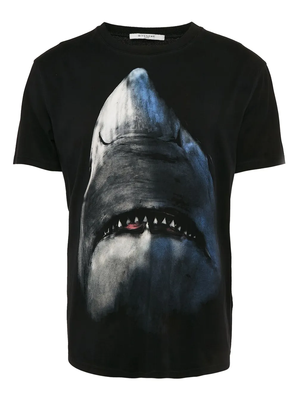 Givenchy Pre-Owned shark-print T-shirt | Black | Image 1