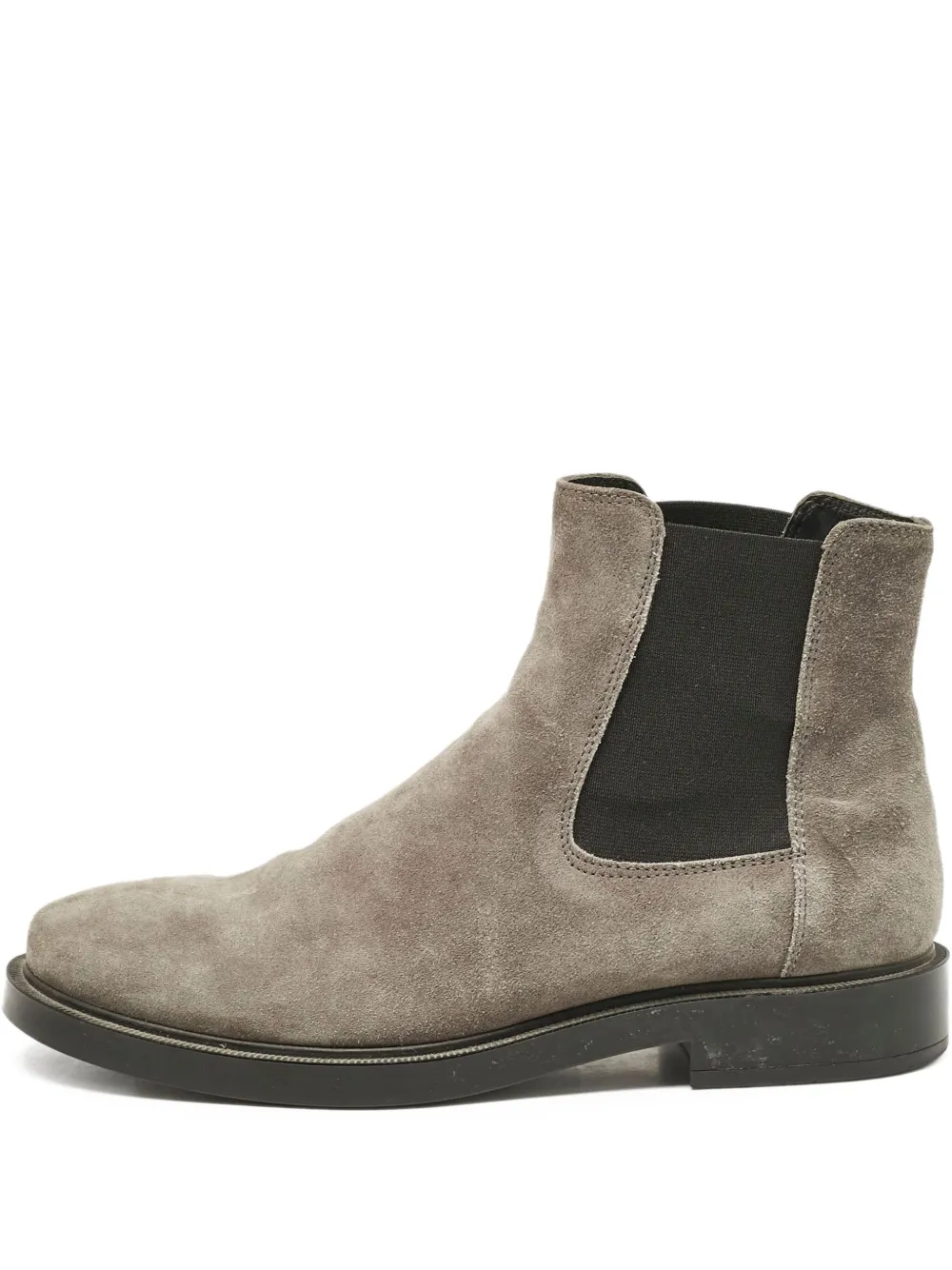 Tod's Vintage pre-owned suede Chelsea boots | Grey | Image 1